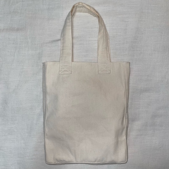 Hand Crafted Tote Bag with Heart Shaped Cut Out - Picture 2 of 5